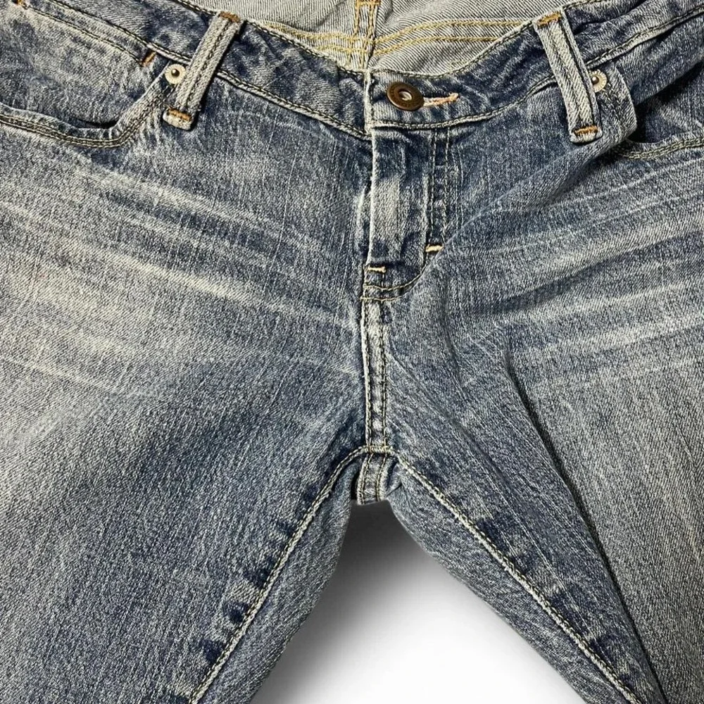 y2k 2000s American Eagle lowrise blue bootcut jeans - Picture 4 of 7